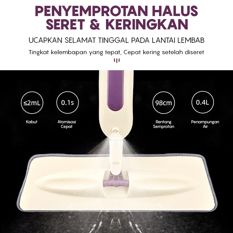 SPRAY MOP TERBAIK Alat Pel Lantai Praktis /Ultra Mop Pel Lantai Super Mop Alat Pembersih Lantai Pel Pembersih bisa COD ZharaZu store