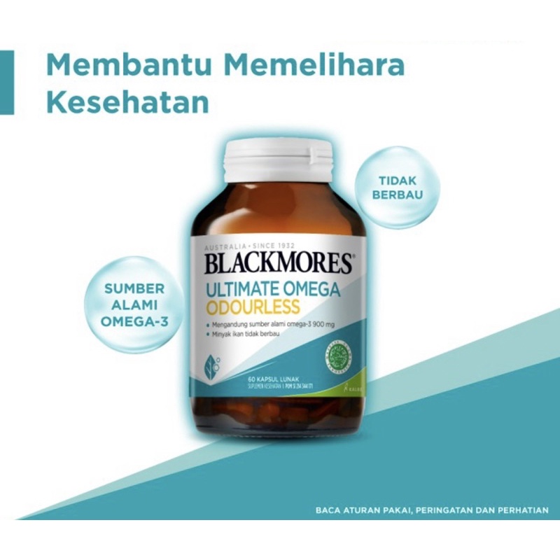 Blackmores ultimate omega ( kandungan omega lengkap memelihara kesehatan jantung )