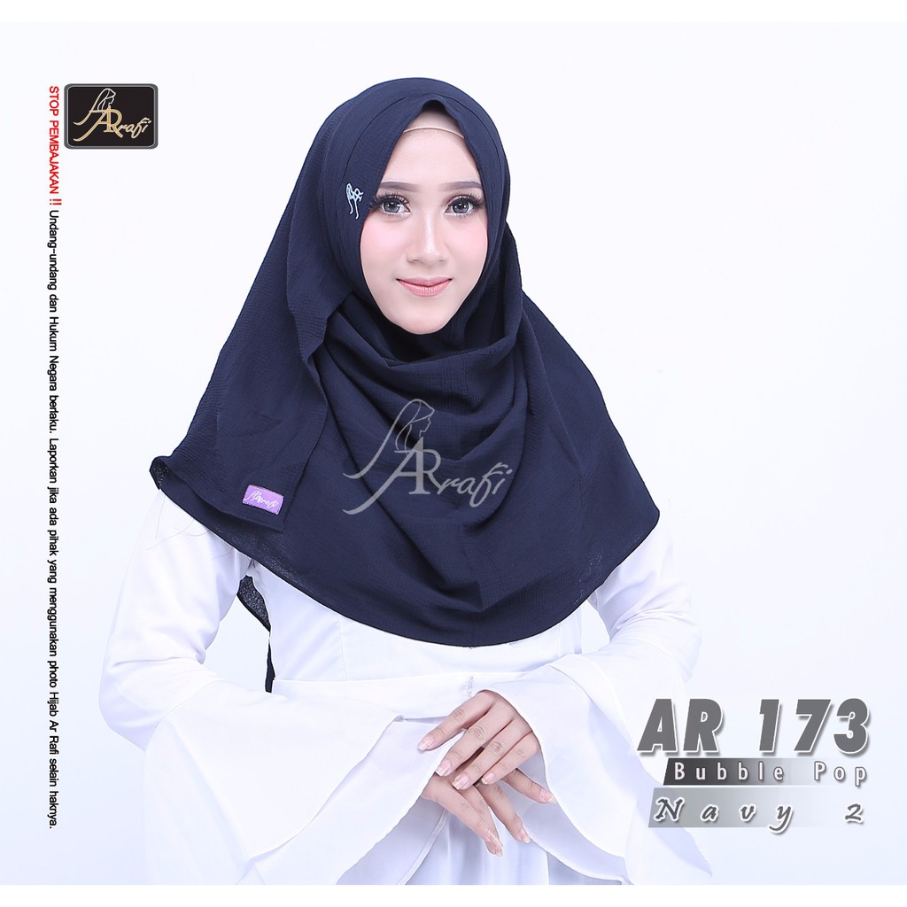 AR RAFI AR 230 PASHMINA INSTAN HIJAB ARRAFI ASLI Shopee Indonesia