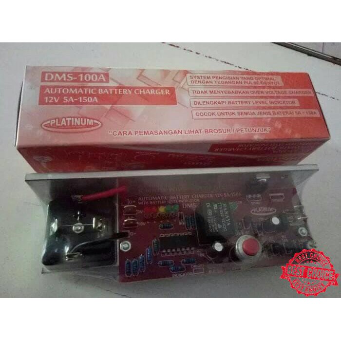 Jual CHARGER AKI AUTOMATIC 12 V 5A-150 AH+KIT MODUL CARGER AKI DMS 100