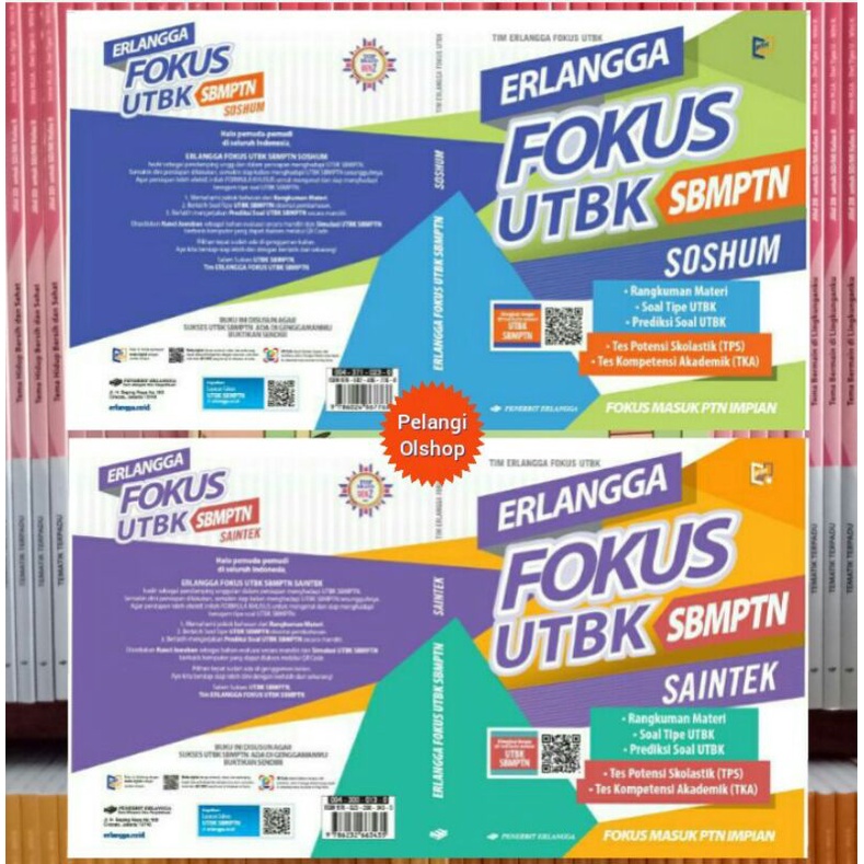 BUKU FOKUS UTBK SBMPTN SOSHUM DAN SAINTEK SMA/MA 2022 TERBARU