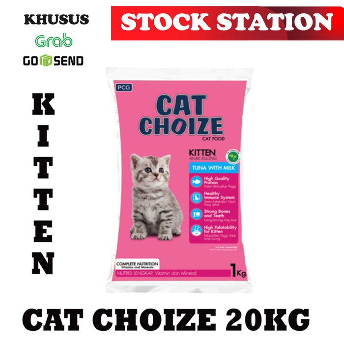 Cat Choize KITTEN Tuna/Salmon 20kg (Grab/Gosend)