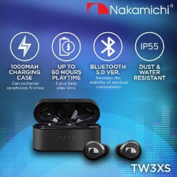 Nakamichi My Solo Nep-TW3xs/TW 3XS True Wireless Earphones