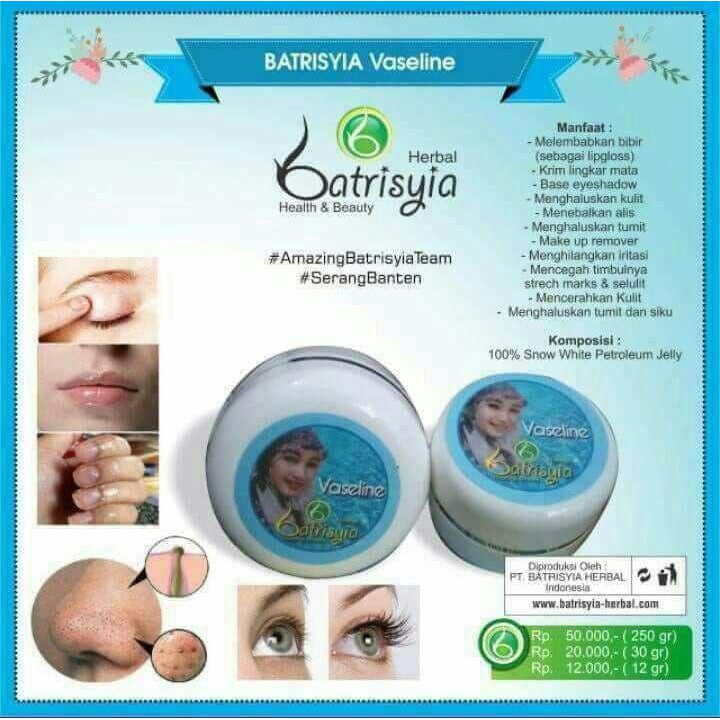 Vaselin batrisyia herbal pelembab protaleum jelly cream atasi kaki kering pecah pecah