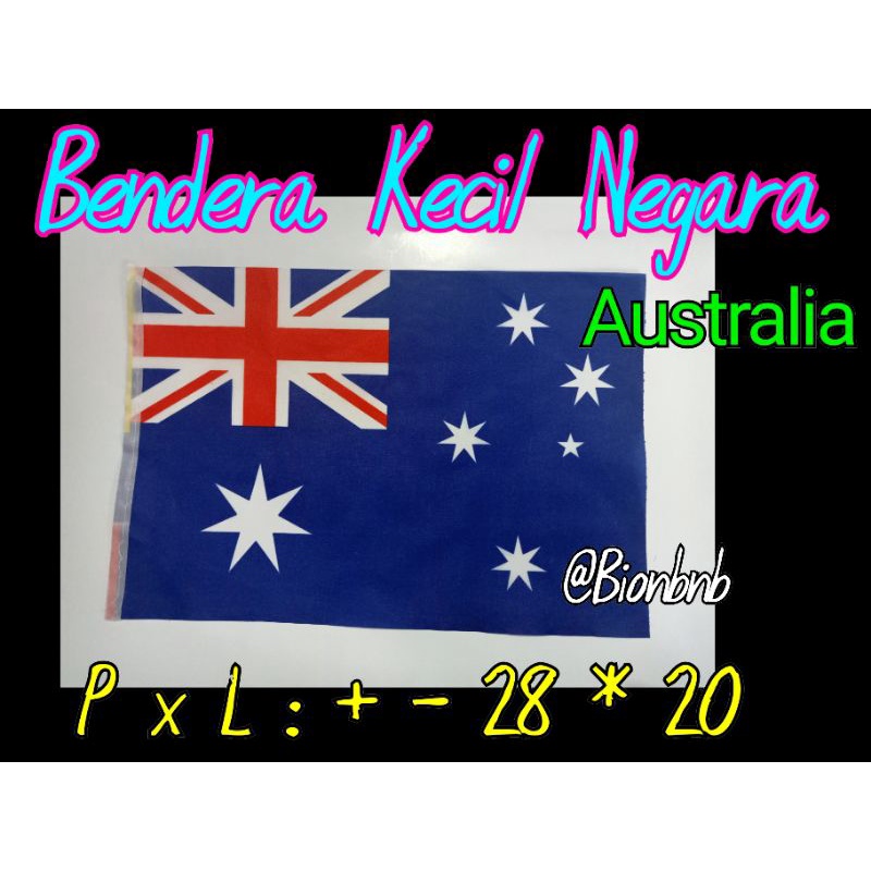 Bendera Negara Australia Ukuran Kecil Bendera Negara Piala Dunia Australia Bendera Negara Aksesoris