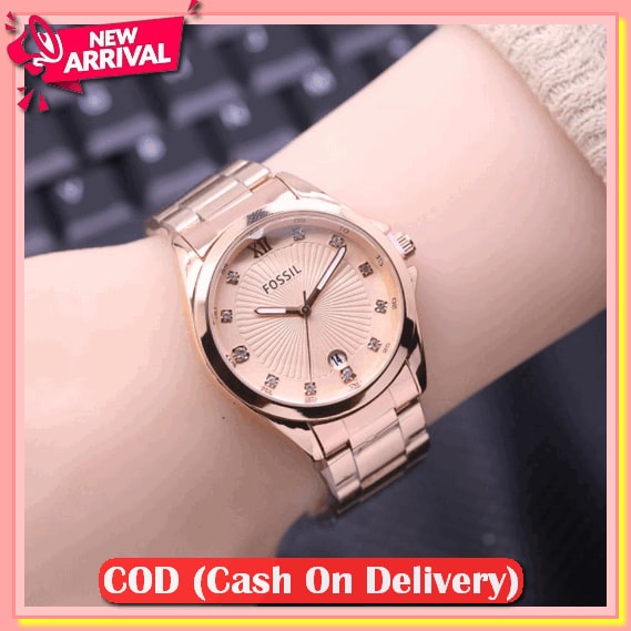 Jam Tangan Wanita Stenlis Korean Style Mahal Terbaru 2022 Branded Gaya Cod Anti Air & Luntur Remaja 