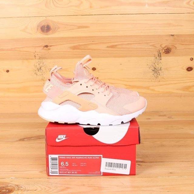 huaraches pink and white