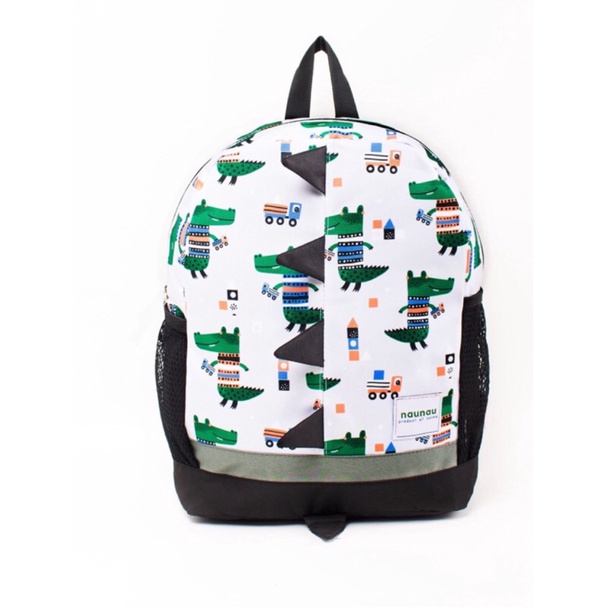 tas ransel sekolah anak pria/wanita motif buaya