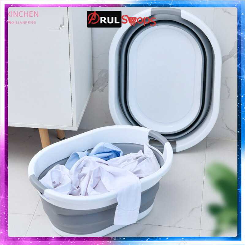 ARS - XINCHEN Baskom Ember Lipat Laundry Bucket Foldable 24L - MX061