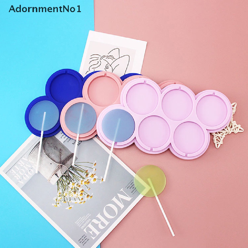 [AdornmentNo1] Silicone Lollipop Mold and Sticks Round Heart Star Shape Cake Decorating Tool [new]