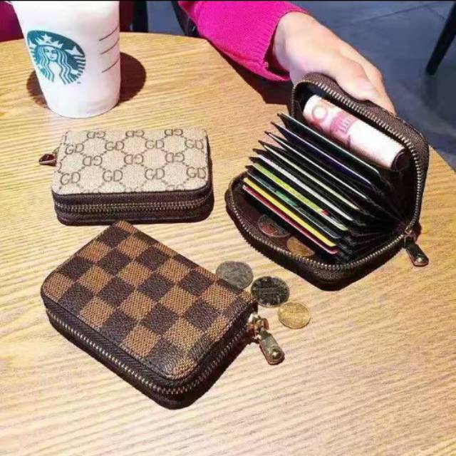 Dompet Kartu Wanita Gucci Semi Kulit - Dompet Tangan Cewek Gucci