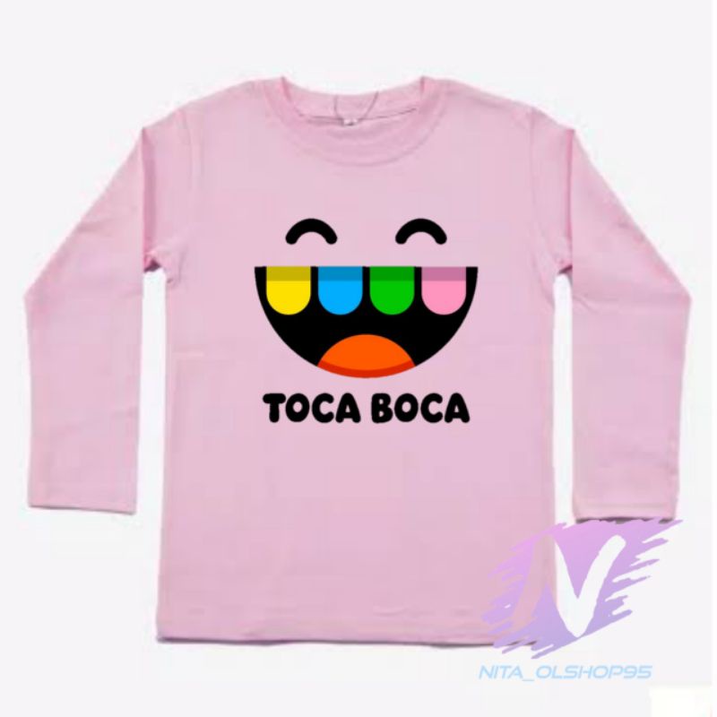 kaos toca boca kaos anak lengan panjang toca lite world