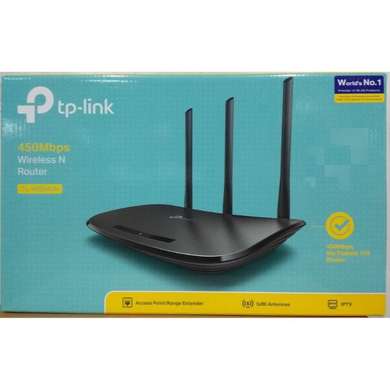 TP-LINK Wireless N Router TL-WR940N 450Mbps TP LINK TL WR940N