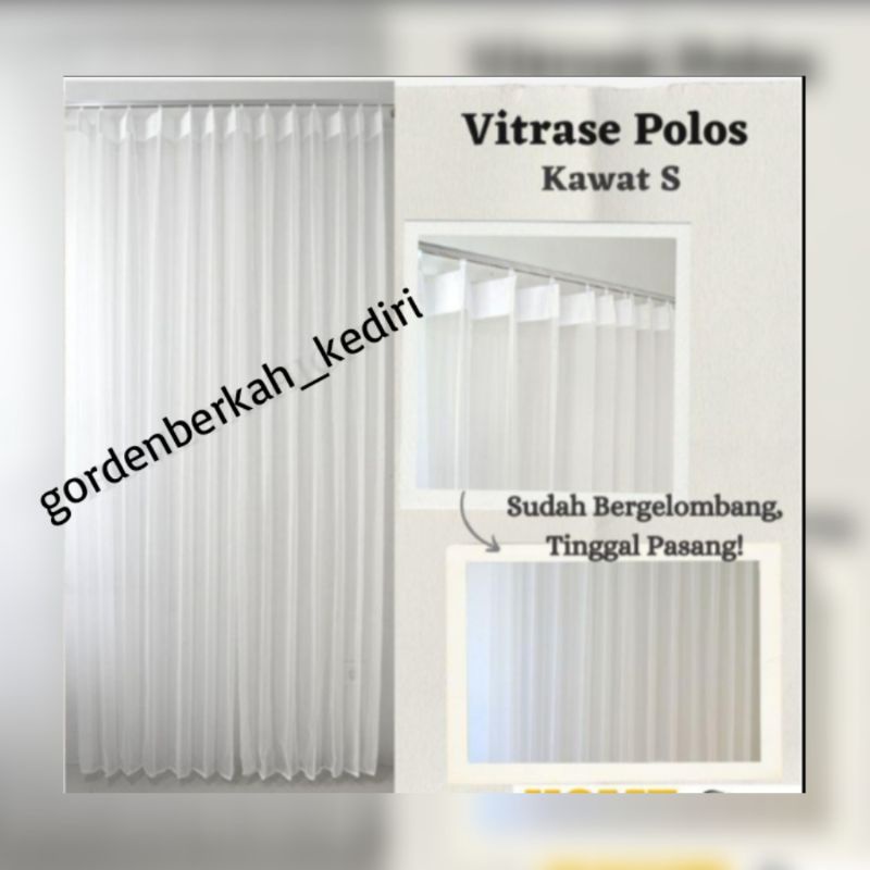 ( PINTU DAN JENDELA ) GORDEN VITRASE / GORDEN DALAMAN POLOS/