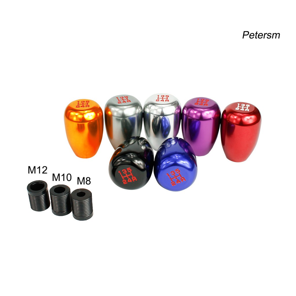 S1Ex Kepala Shiftknob Gear Manual 5 Percepatan Bahan Metal Untuk Mobil Universal