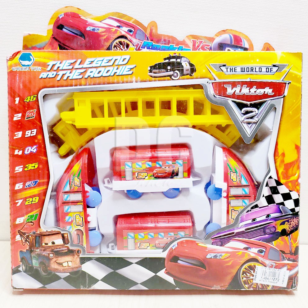 Super Train Set Cars 11072 Mainan Kereta Api Shinkansen Lightning McQueen Dengan Rel &amp; 4 Gerbong