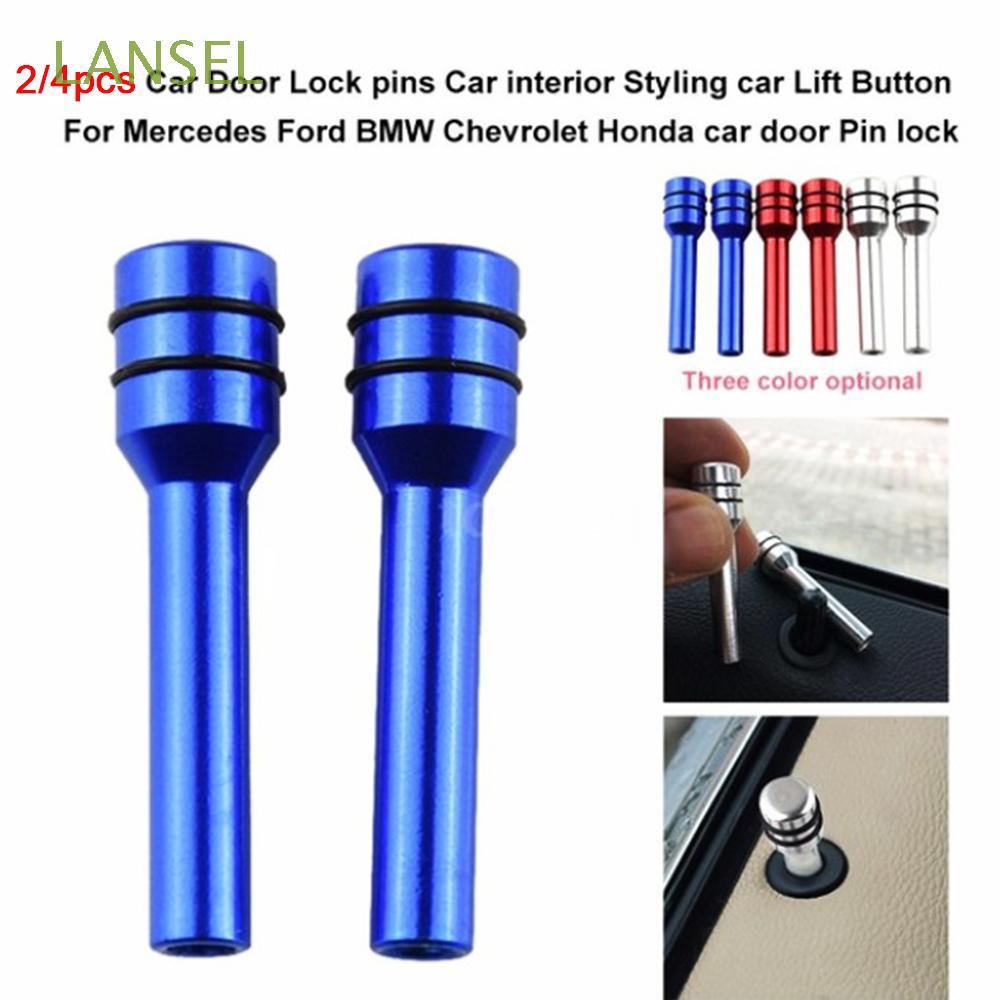 2Pcs 4Pcs Kunci Pintu Mobil Praktis Bahan Aluminium 2Pcs 4Pcs Kunci Pintu Mobil Praktis Bahan Aluminium