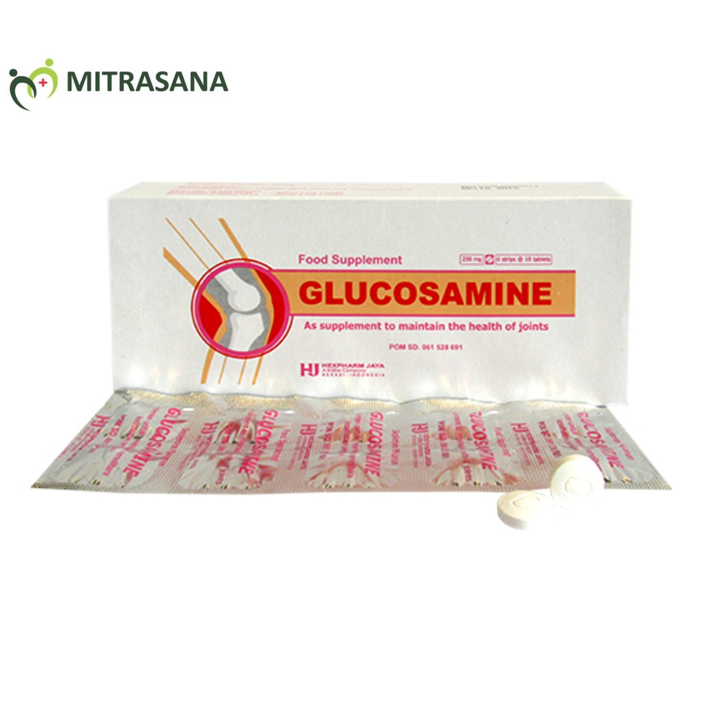 Glucosamine 250 mg ISI 100 tablet supplement sendi HJ