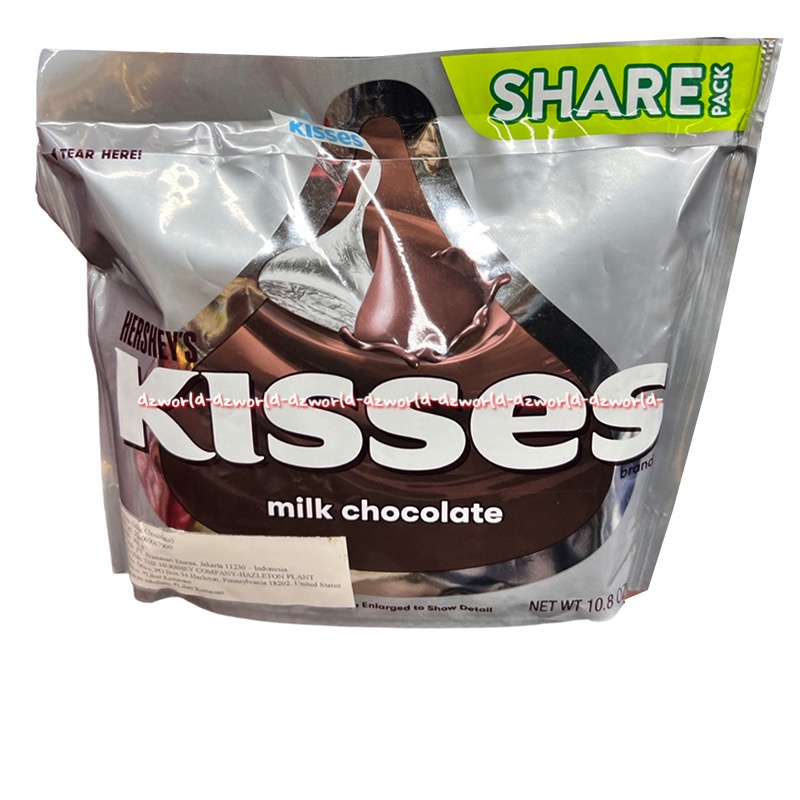 Hershey's Kisses 283gr Birthday Cake Flavour Milk Chocolate Special Dark Coklat Hersheys Hersey Kiss Share Pack