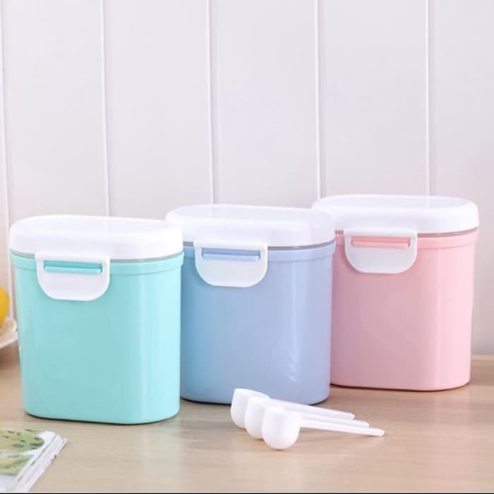 Tempat Kotak Penyimpanan Susu Bubuk Besar Toples Storage Portable Sealed 800ml [PM]