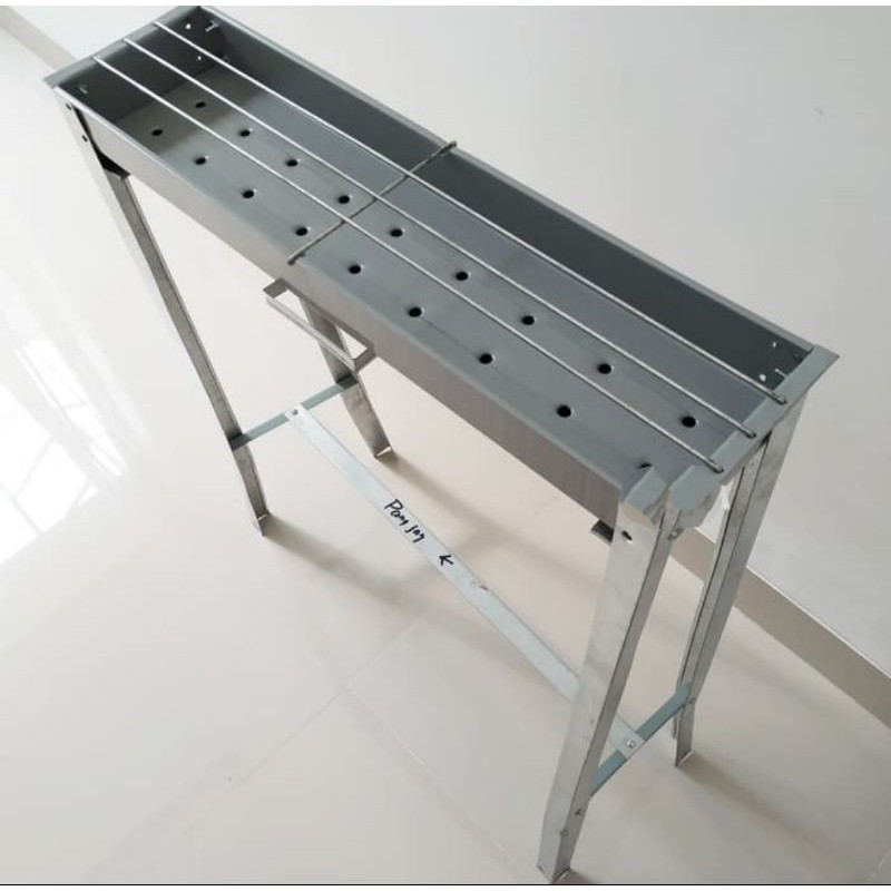 Bakaran arang Panggangan sate berdiri BONUS kuas japit