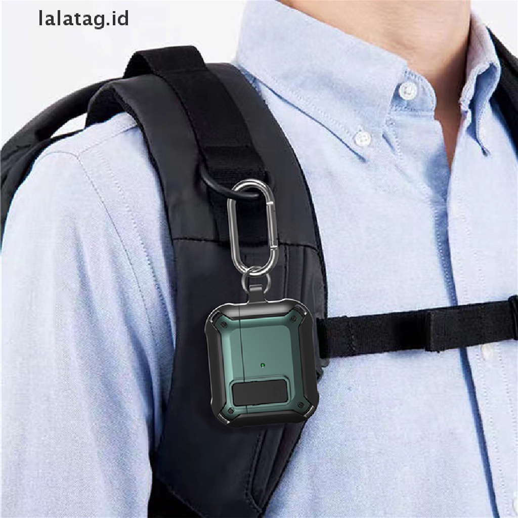 (Flyag) Casing Pelindung AirPods 1 2 pro 3 Wireless Dengan Gantungan Kunci (ID)