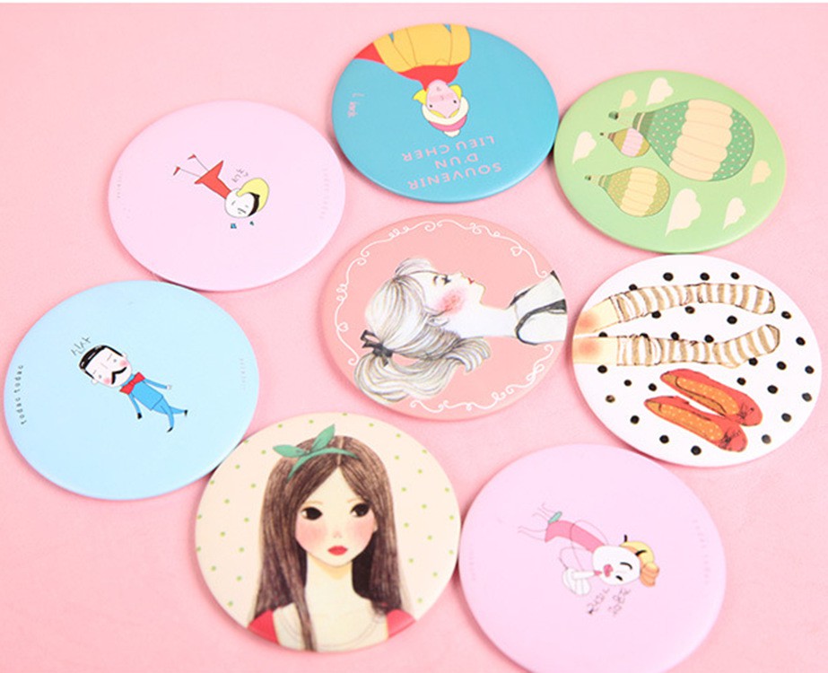 SANDBOX - OT136 CERMIN BULAT RIAS CERMIN KECIL HIAS MINI MIRROR-3