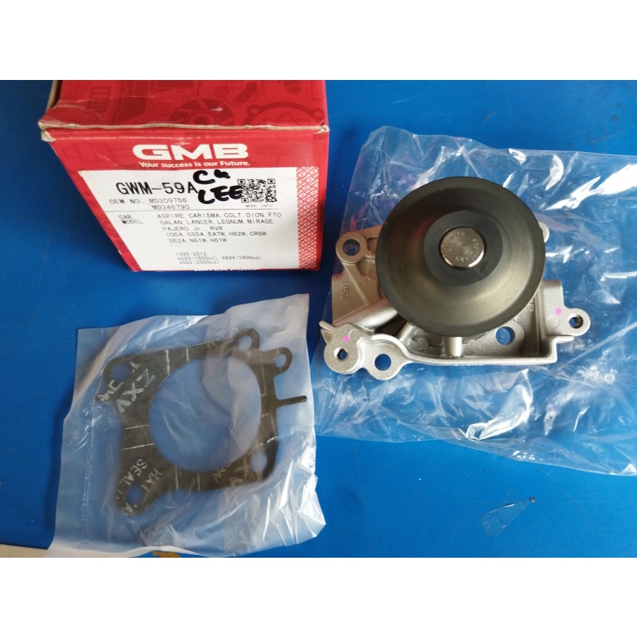 Water Pump Waterpump Mitsubishi Lancer CK CK4 Evo4 Cedia CS5 GWM-59A