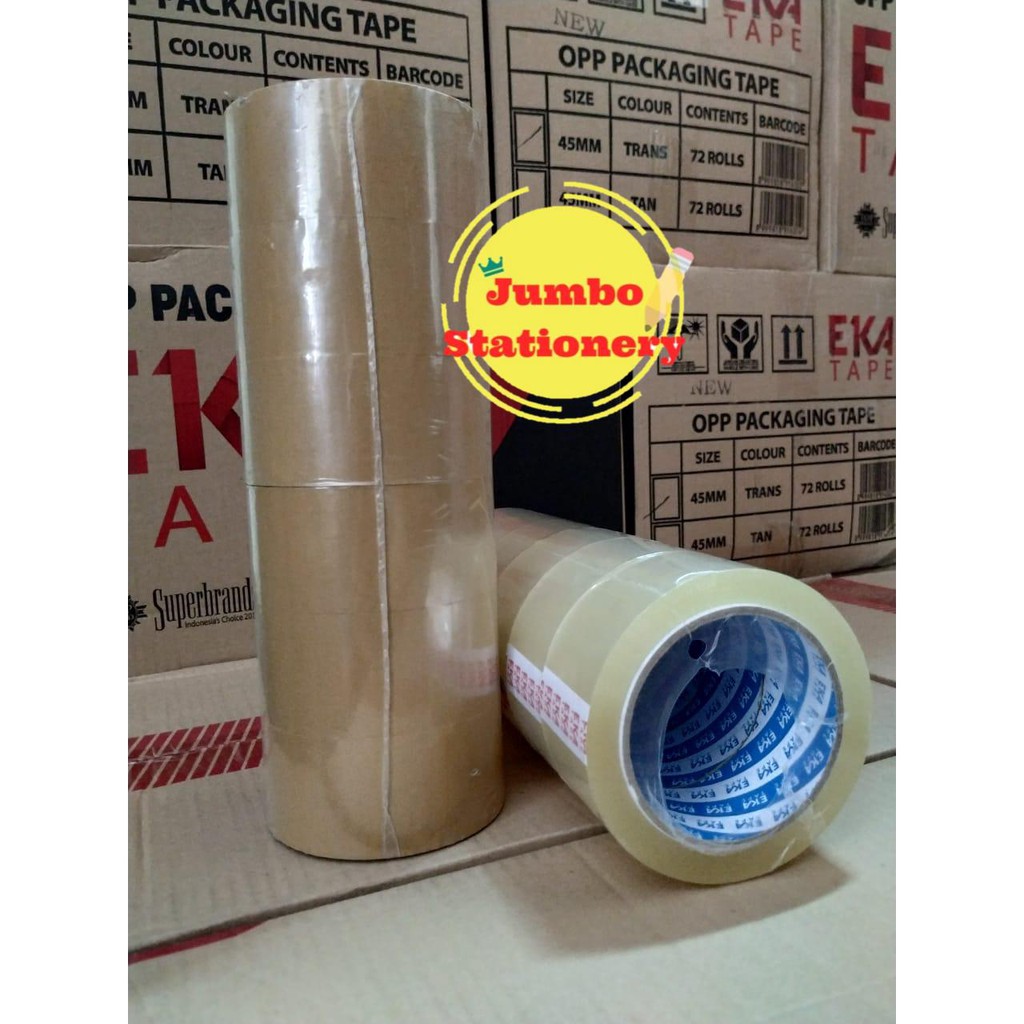 Selotip Lakban Ekatape 46MM X 85YARD Coklat