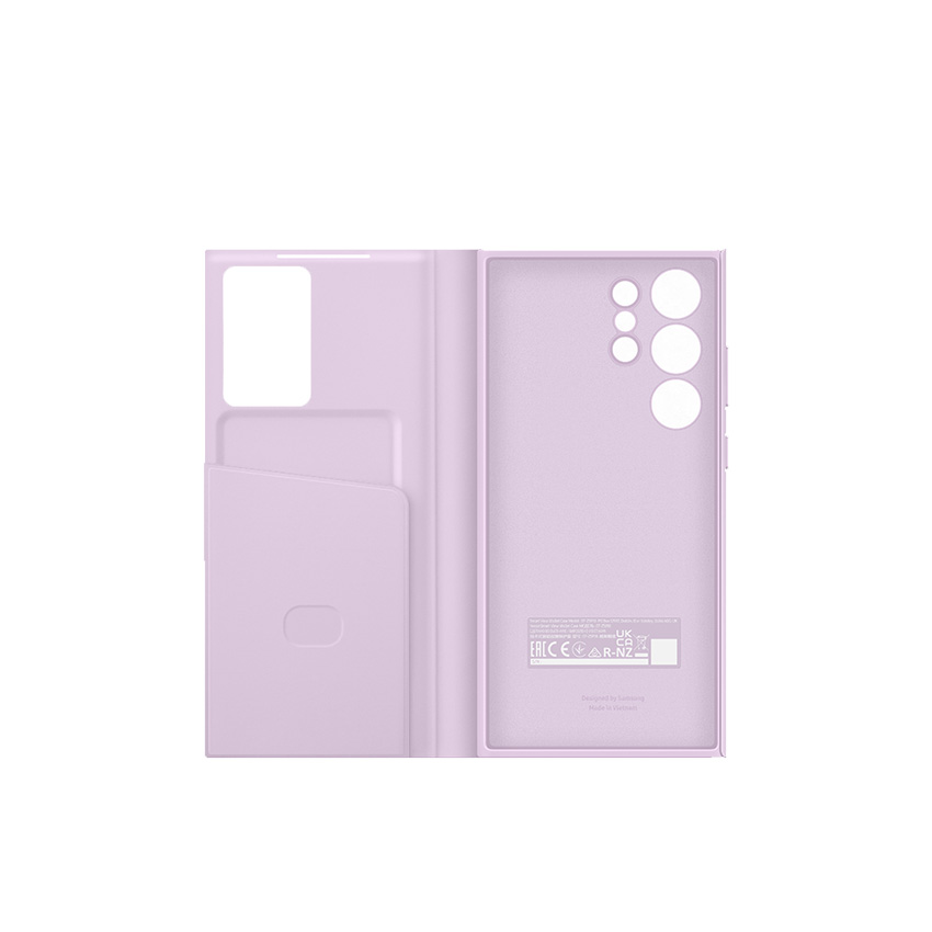 S23 Ultra Smart View Wallet Case - Violet