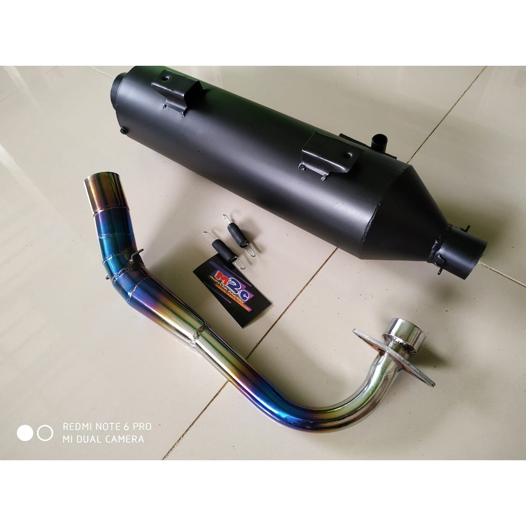 Knalpot Racing Yamaha Nouvo Z_Nouvo Lele Leher Blue Pelangi