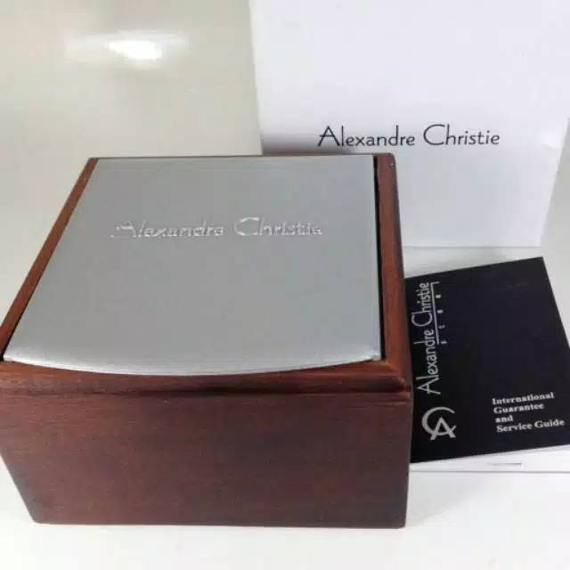 PROMO!!! Jam Tangan Pria ALEXANDRE CHRISTIE AC 6544 AC6544 PRIA Black ORIGINAL BERGARANSI