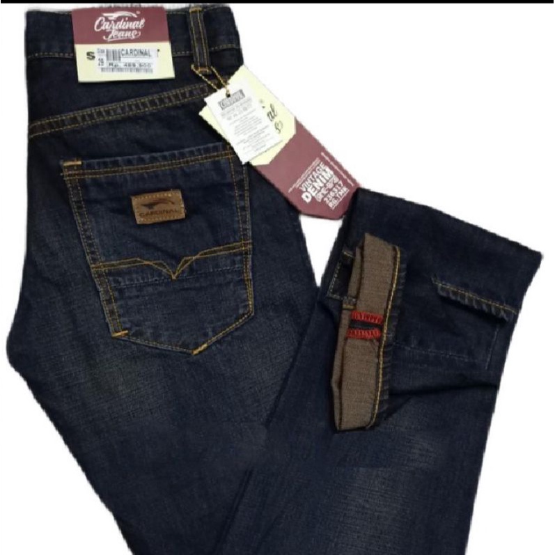 celana jeans cardinal original panjang pria/celana jeans panjang/celana reguler panjang pria