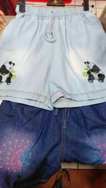 Hotpants Karet Jeans ABG Free Size