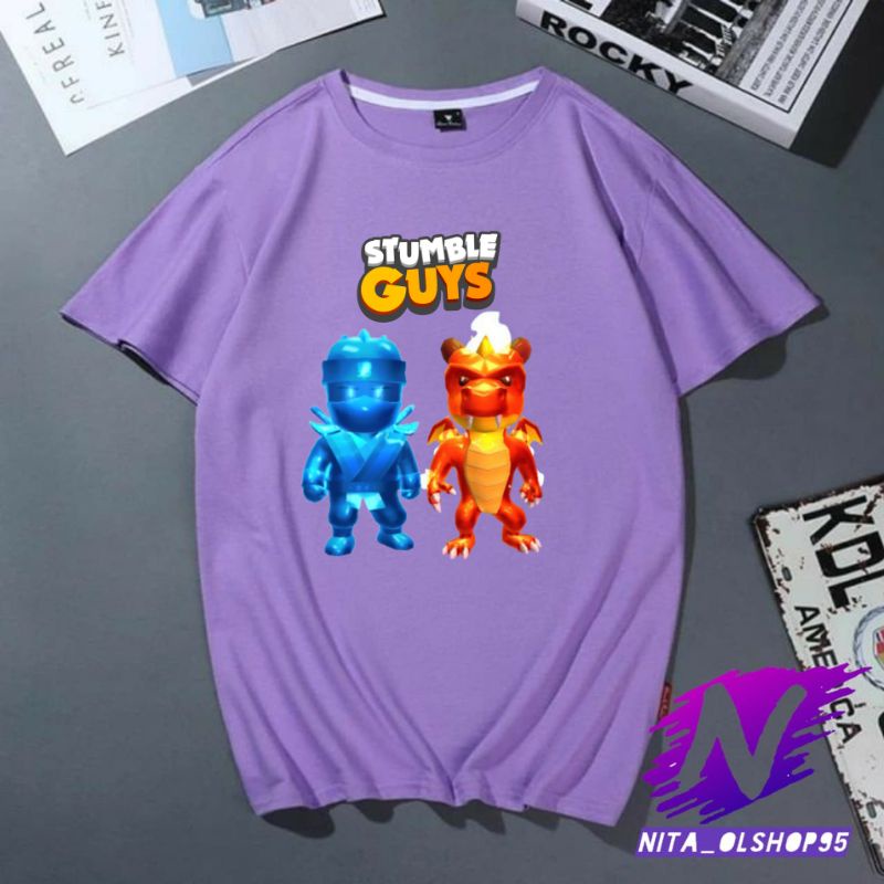 kaos stumble guys ninja dragon baju anak stumble guys spesial