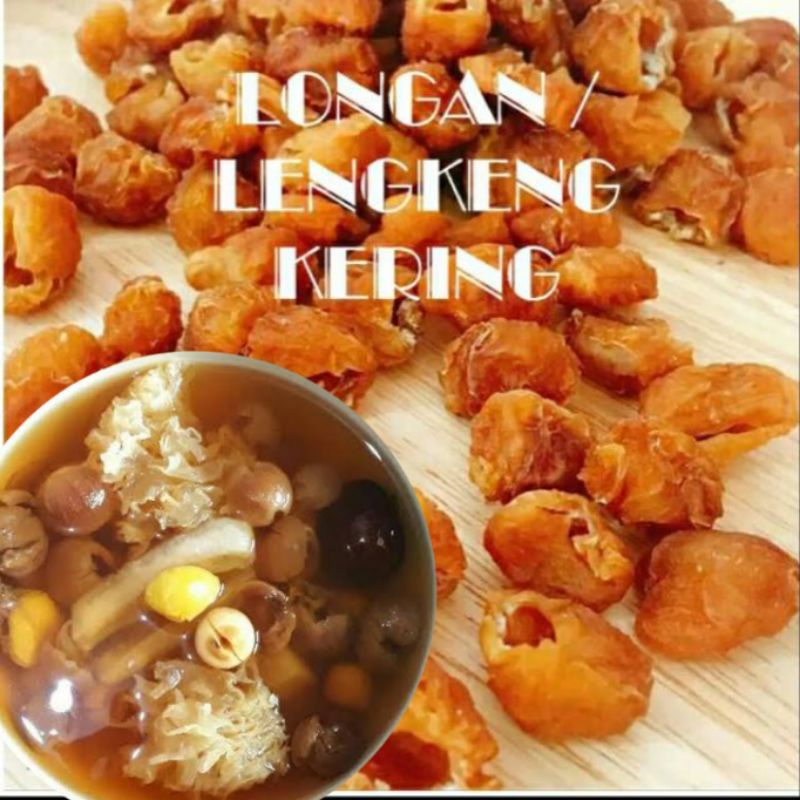 

LL - LONGAN KERING Gui Yuan Rou Daging Longan Kering / Lengkeng Kering/ Longan Bak GengGeng kua / geng geng kua