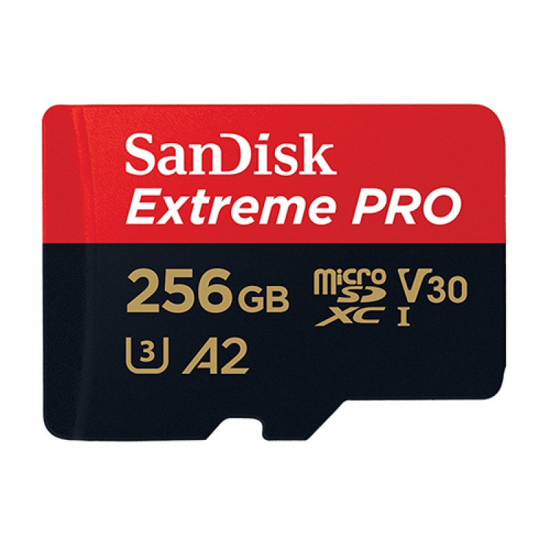 Micro SD SanDisk Extreme Pro SDXC 256GB 170MB/s with Adapter