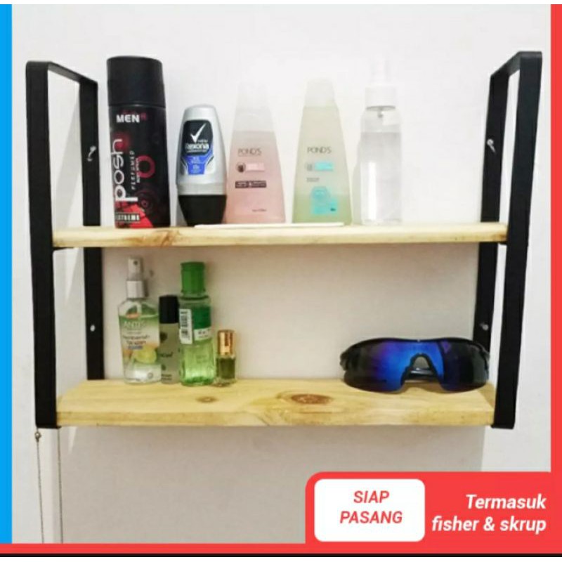 rak minimalis 2 susun rak makeup rak ikan cupang rak serbaguna