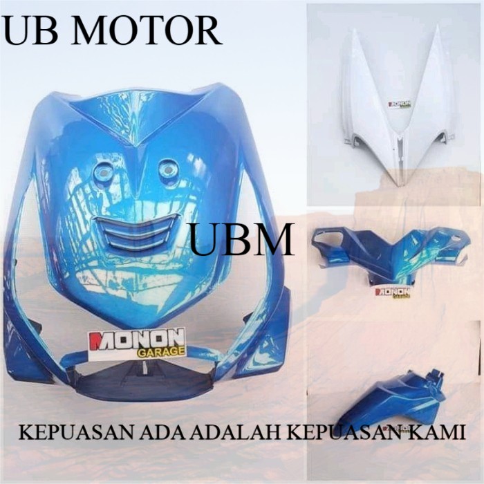 COVER BODY BEAT KARBU FULL HALUS BIRU PUTIH