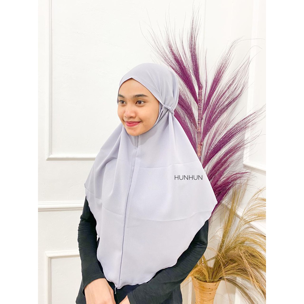 Instan Sabila Kerut Diamond Crepe Termurah Pusatgrosir_solo/ Hijab Jilbab Instan Hits Selebgram-INSTAN SABILA ABU