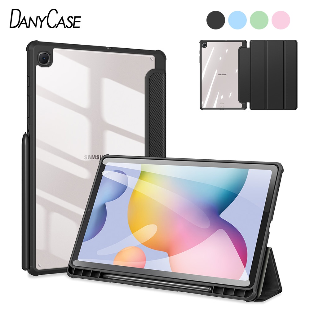 Danycase Case Tablet Dengan Holder Pensil Untuk Samsung Galaxy Tab S6 Lite 10.4 A7 Lite 8.7 S7 11 Plus FE 12.4 A163