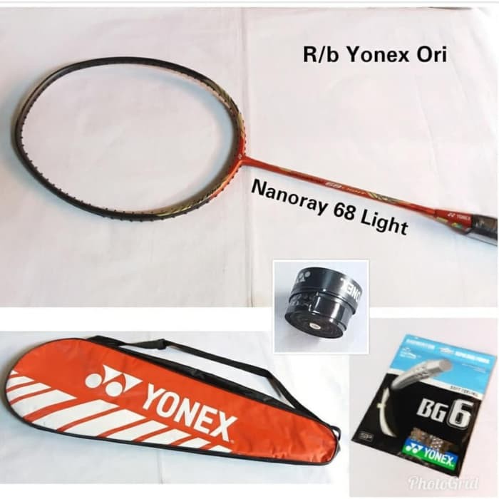 RAKET YONEX NANORAY 68 LIGHT RAKET BADMINTON YONEX BANYAK BONUS