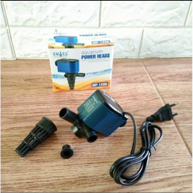 Mesin pompa aquarium power head amara wp 1200 wp1200