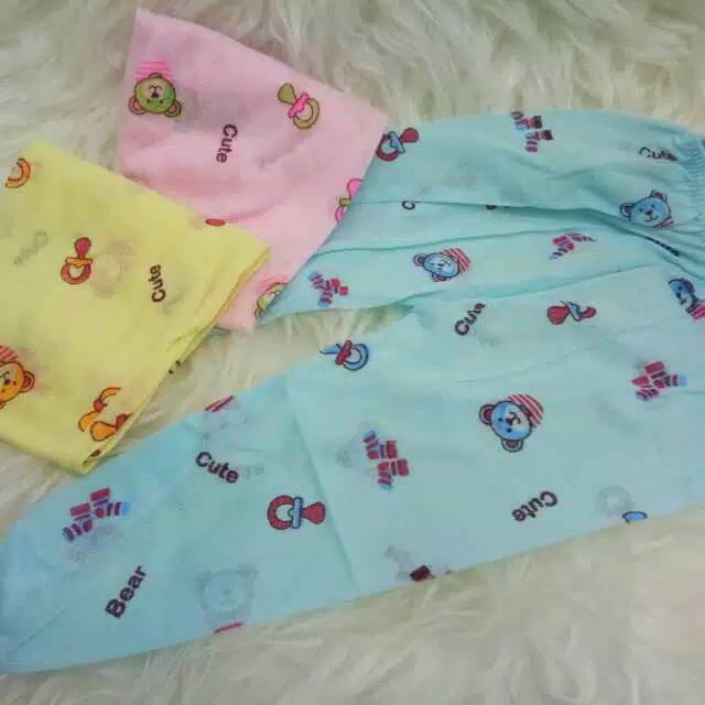 6PC CELANA PANJANG BAYI RENE MOTIF SIZE NB-CELANA PANJNAG BAYI RENE SABLON-CELANA PANJANG BAYI MURAH