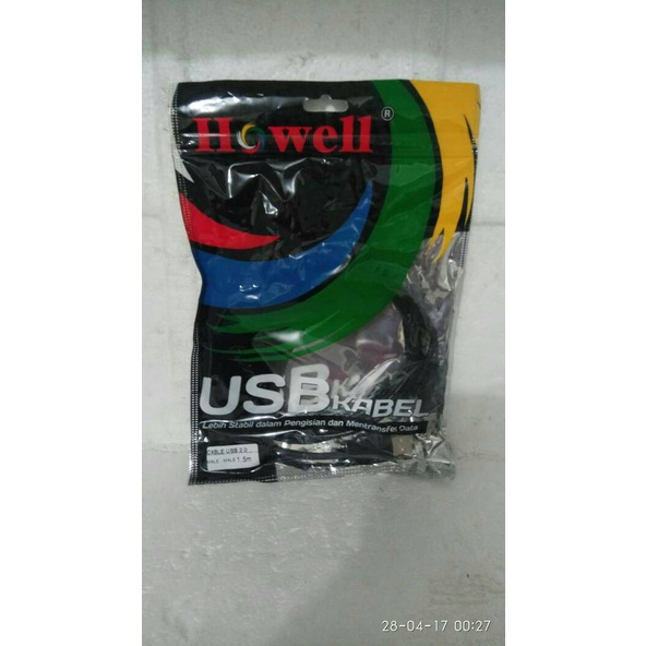 kabel usb original Howell usb malem to male 1.5 meter