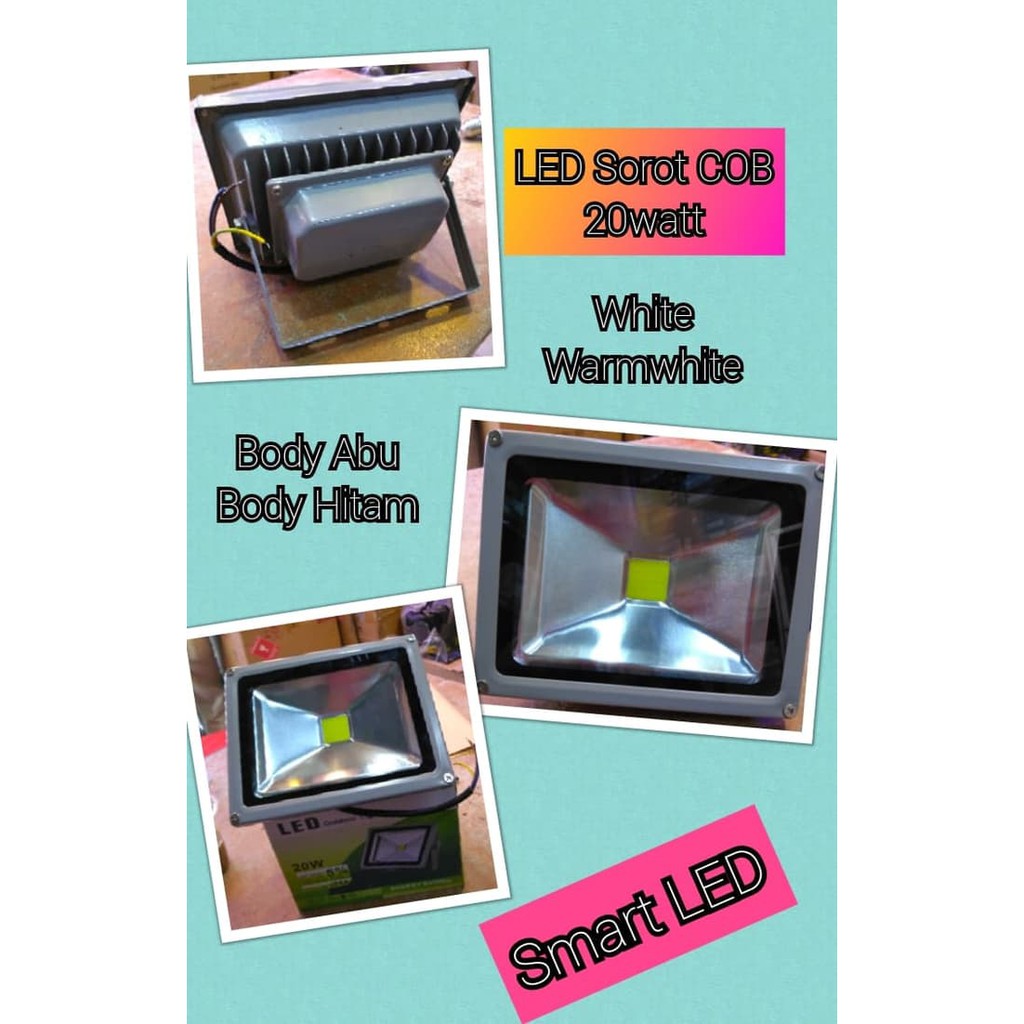 Lampu Sorot COB LED 20watt 20 Watt 20w - Outdoor Tembak Taman