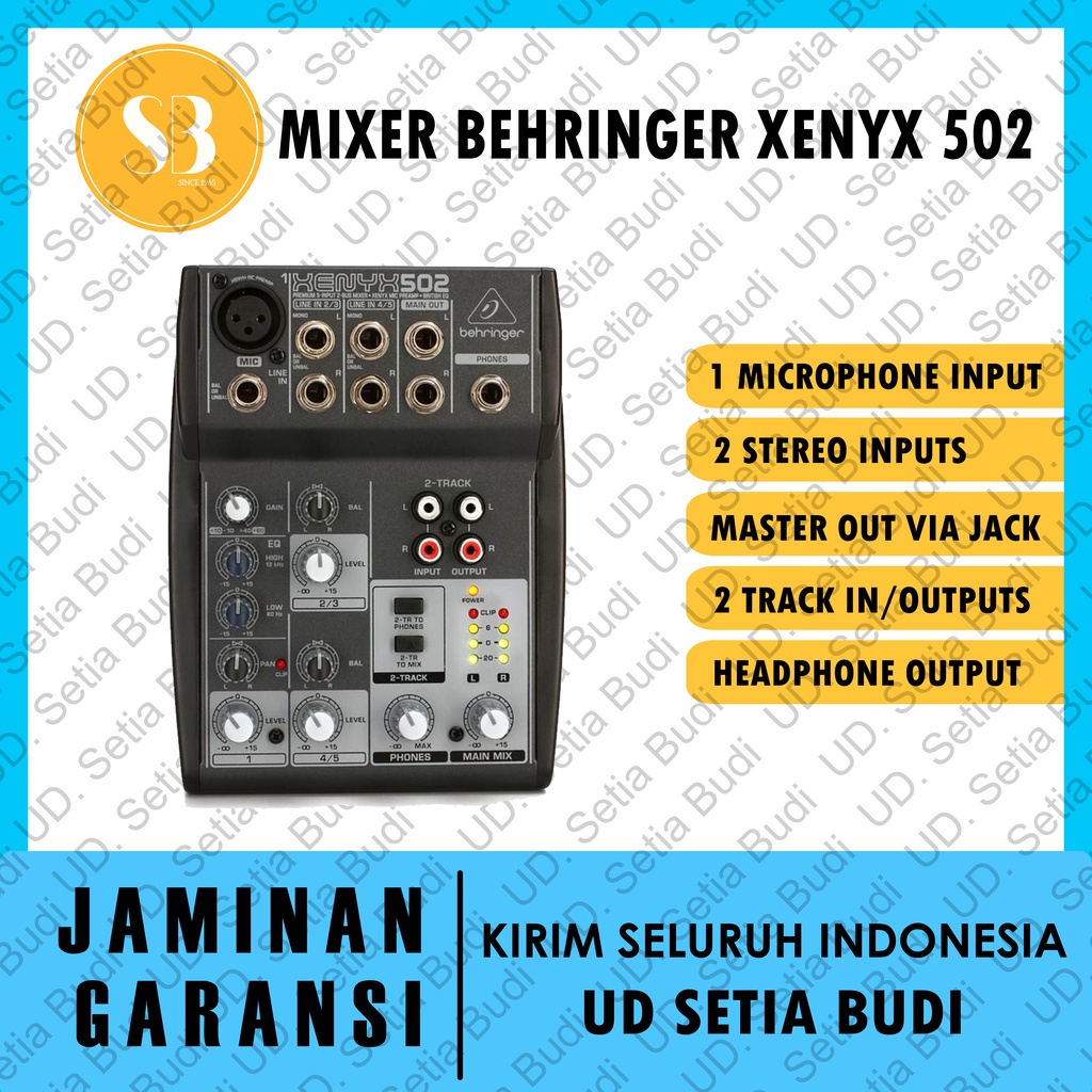 Mixer Behringer Xenyx 502