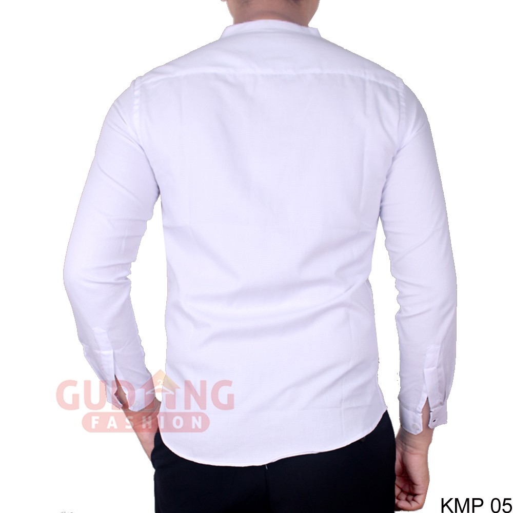 Kemeja Kerah Shanghai Krah Koko Slimfit Panjang - KMP 05