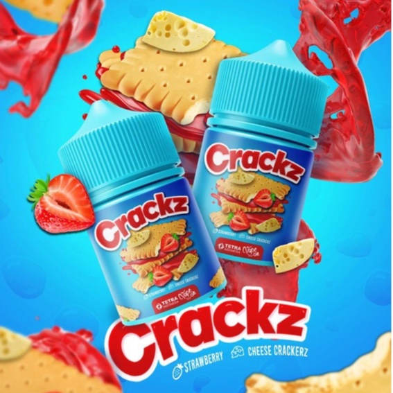 CRACKZ V1 STRAWBERRY CHEESE CRACKERZ 60ML