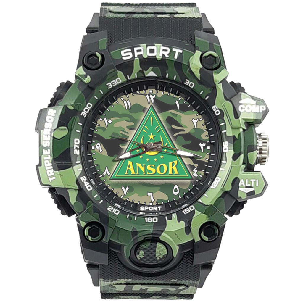 {Istimewa} Jam Tangan ANSOR - NU Hitam Army Water Resistant